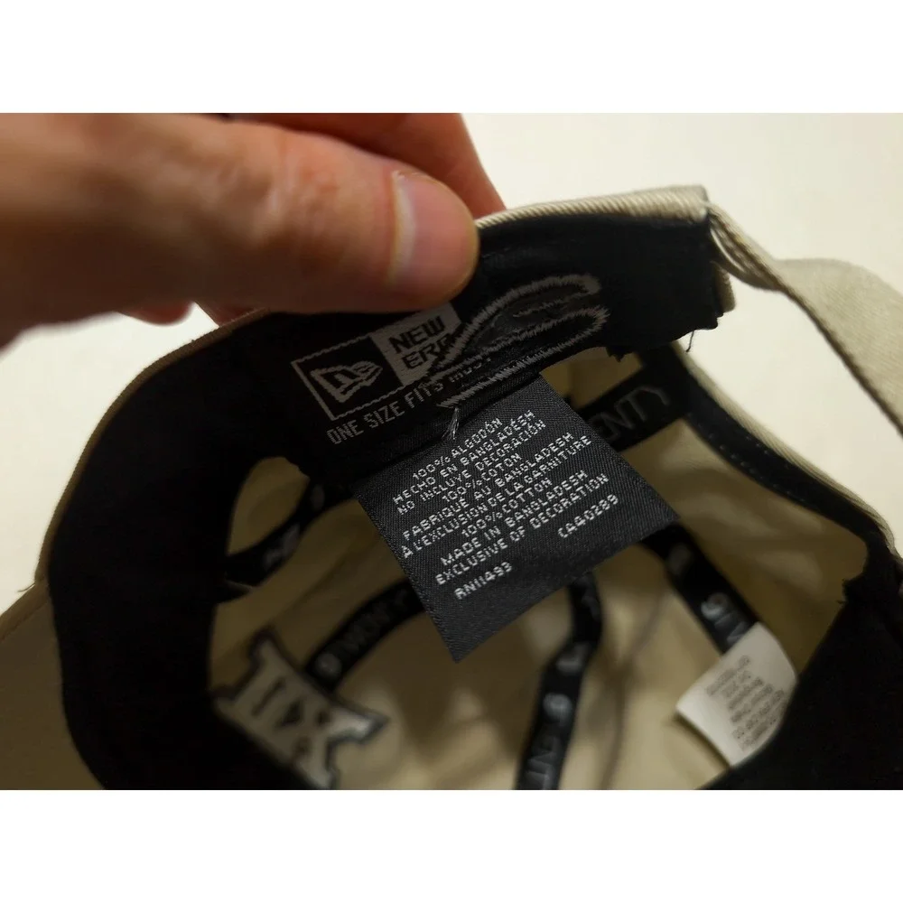 NEW ERA Big 12 Conference Cotton Dad Cap‎ Beige 9Twenty Adjustable ~ New
